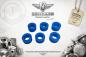 Preview: Zündapp Anfahrgummis / Radbuchse 120 mm 433-15.112 & 448-15.145 – Blue Performance Edition